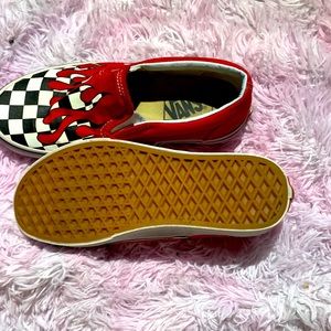 Slip on vans checkered